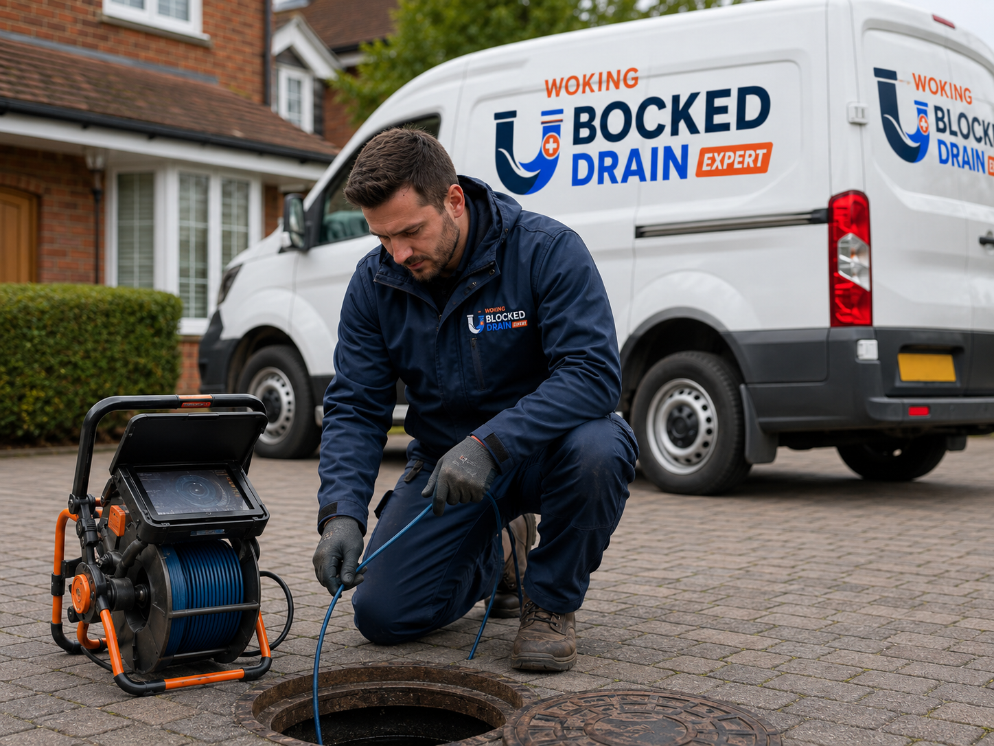 CCTV drain inspection monitor